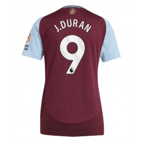 Aston Villa Jhon Duran #9 Hemmatröja Kvinnor 2024-25 Kortärmad